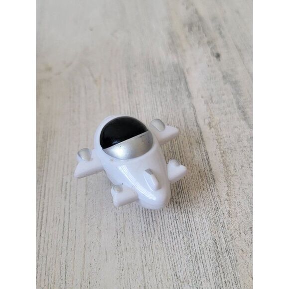 Mini white Airship airplane Rocket toy figure - Picture 5 of 6